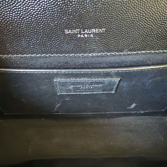 Saint Laurent Envelope Bag - Small, Black - Picture 10 of 11